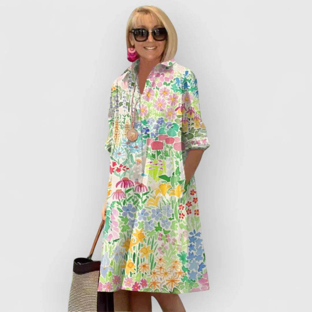 Esme | Robe à fleurs de qualité supérieure