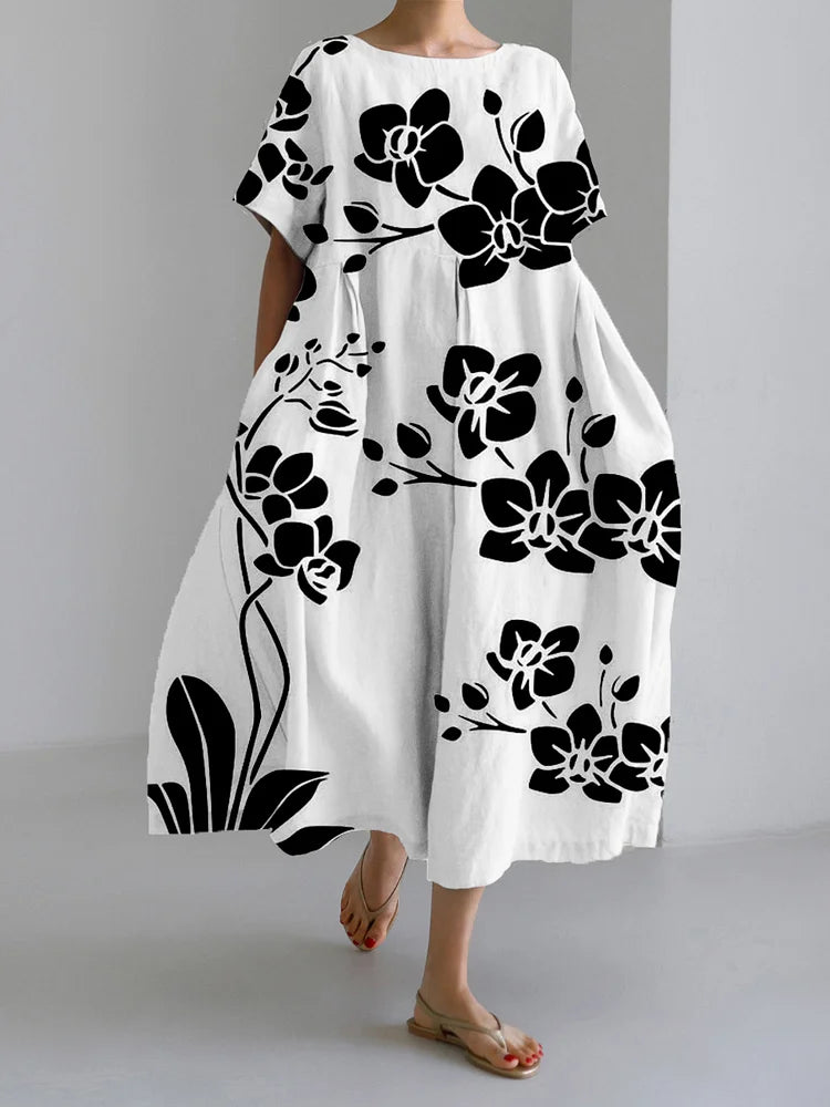 MARISELLA | Robe fleurie élégante pour chaque occasion avec un style fluide et confortable