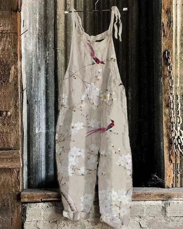 Aria | Combinaison Femme Imprimée Fleurie Vintage