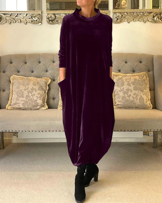 ELORA™ - Robe de soirée en velours