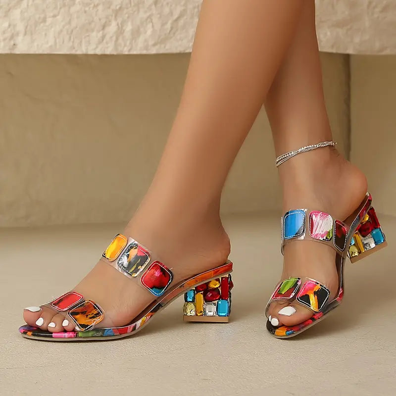 Chiara™ – Sandales colorées à double bride