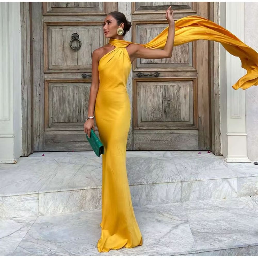 Corinne | Robe longue élégante