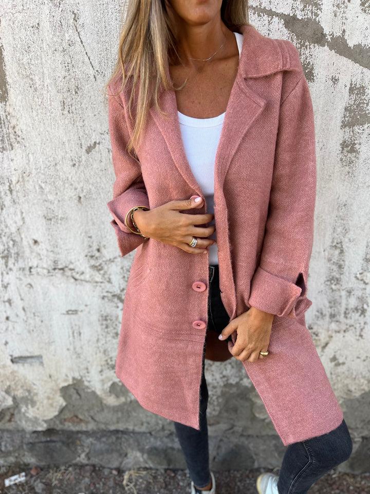 Isabella - Manteau long décontracté avec revers