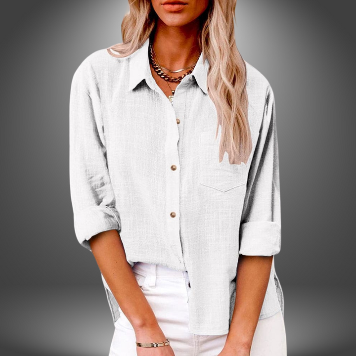 Evelia – Blouse en Lin Premium