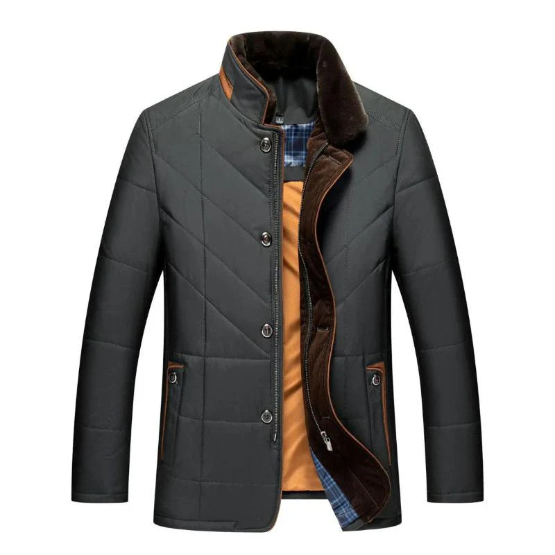 Solomon | Veste D'hiver À Col Montant Pour Hommes
