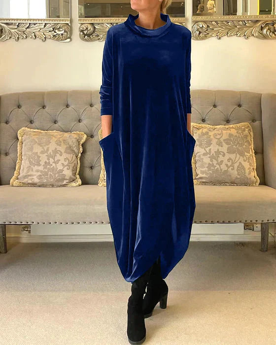 ELORA™ - Robe de soirée en velours