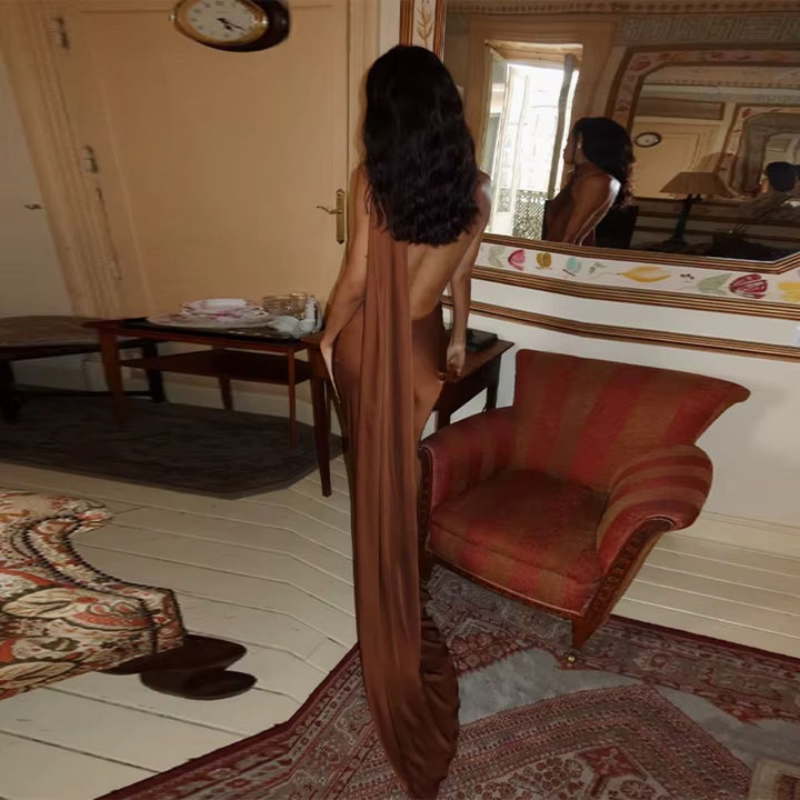 Corinne | Robe longue élégante