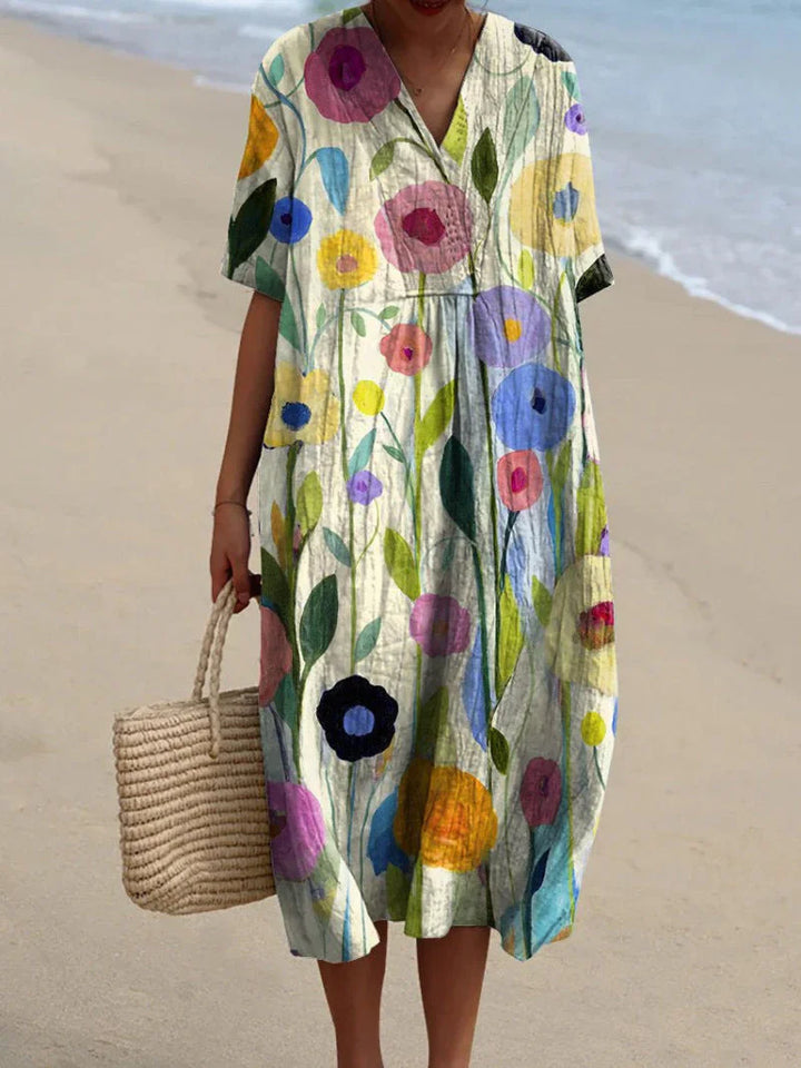 Nicka™ | Robe à imprimé floral vibrant