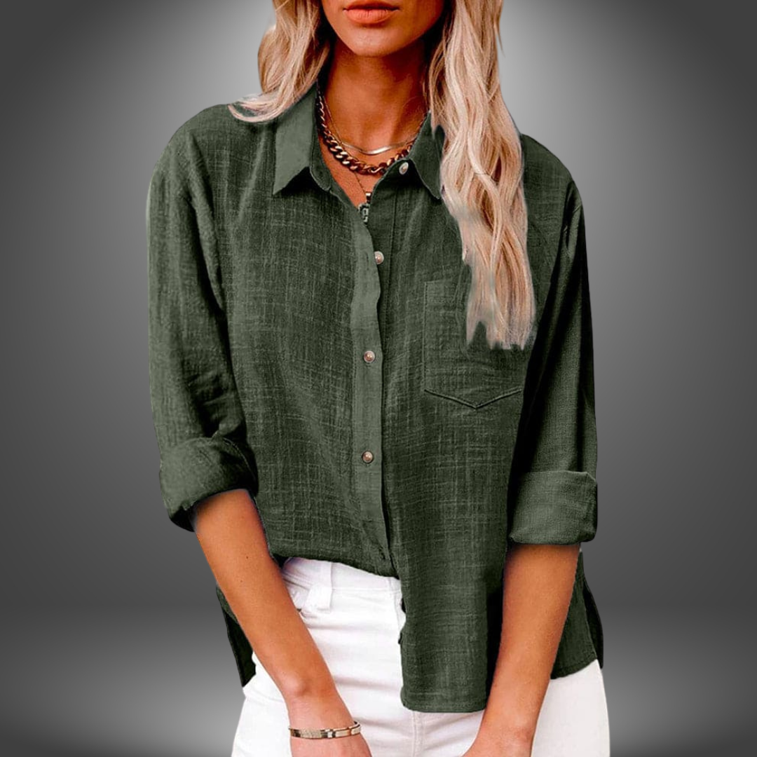 Evelia – Blouse en Lin Premium