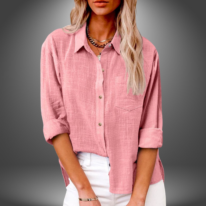 Evelia – Blouse en Lin Premium