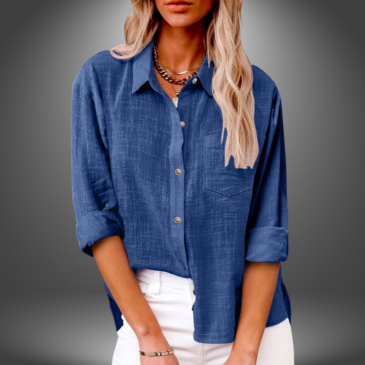 Evelia – Blouse en Lin Premium
