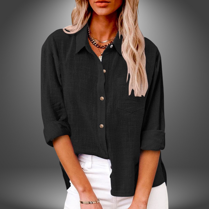 Evelia – Blouse en Lin Premium