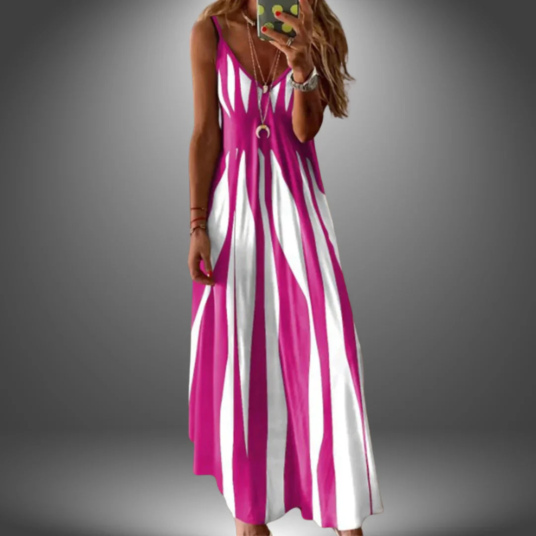 Angela | Robe longue décontractée faite à la main