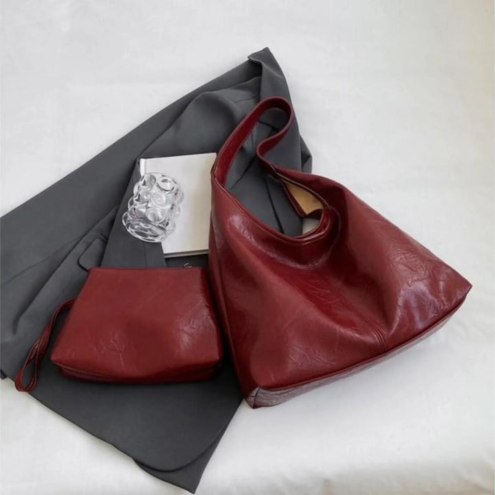 Womenbag Olive | Sac À Provisions En Cuir