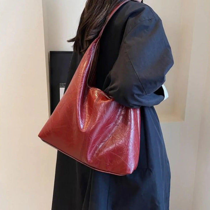 Womenbag Olive | Sac À Provisions En Cuir