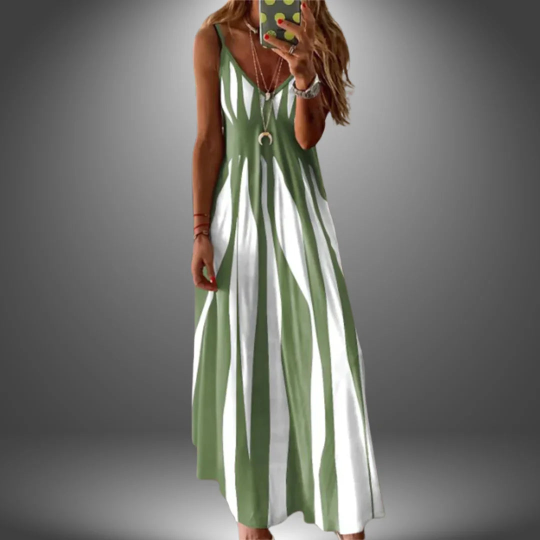 Angela | Robe longue décontractée faite à la main