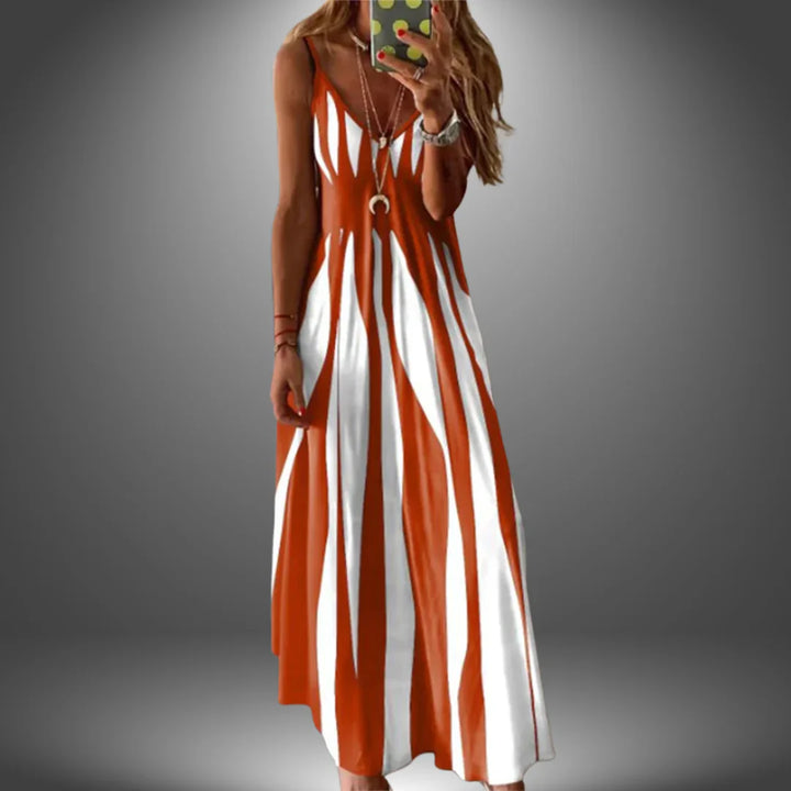 Angela | Robe longue décontractée faite à la main