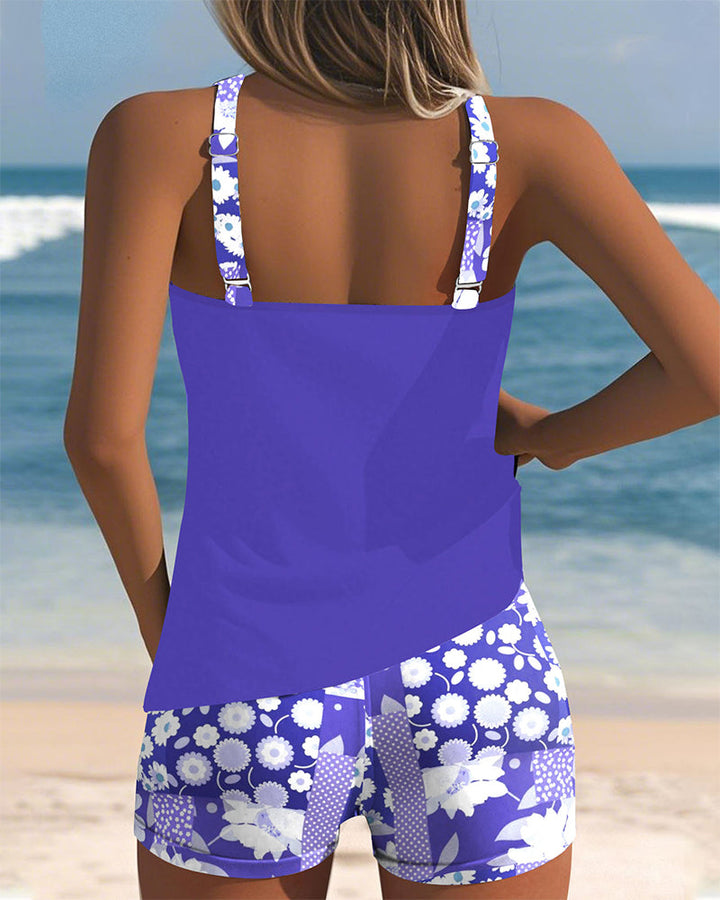 Sabrina | Maillot de Bain 2 Pièces Confortable à Motif Floral