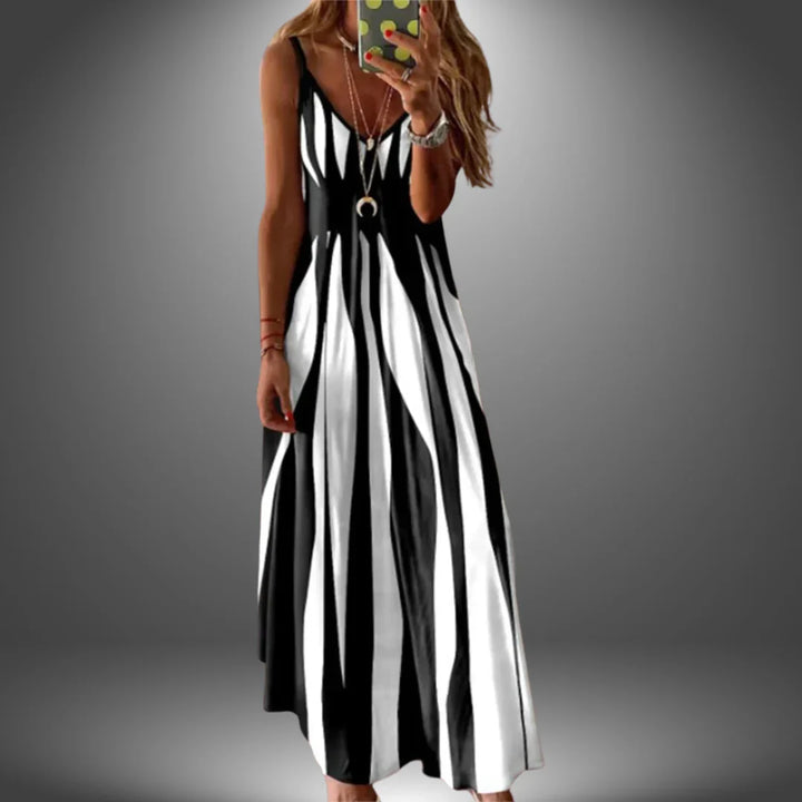 Angela | Robe longue décontractée faite à la main