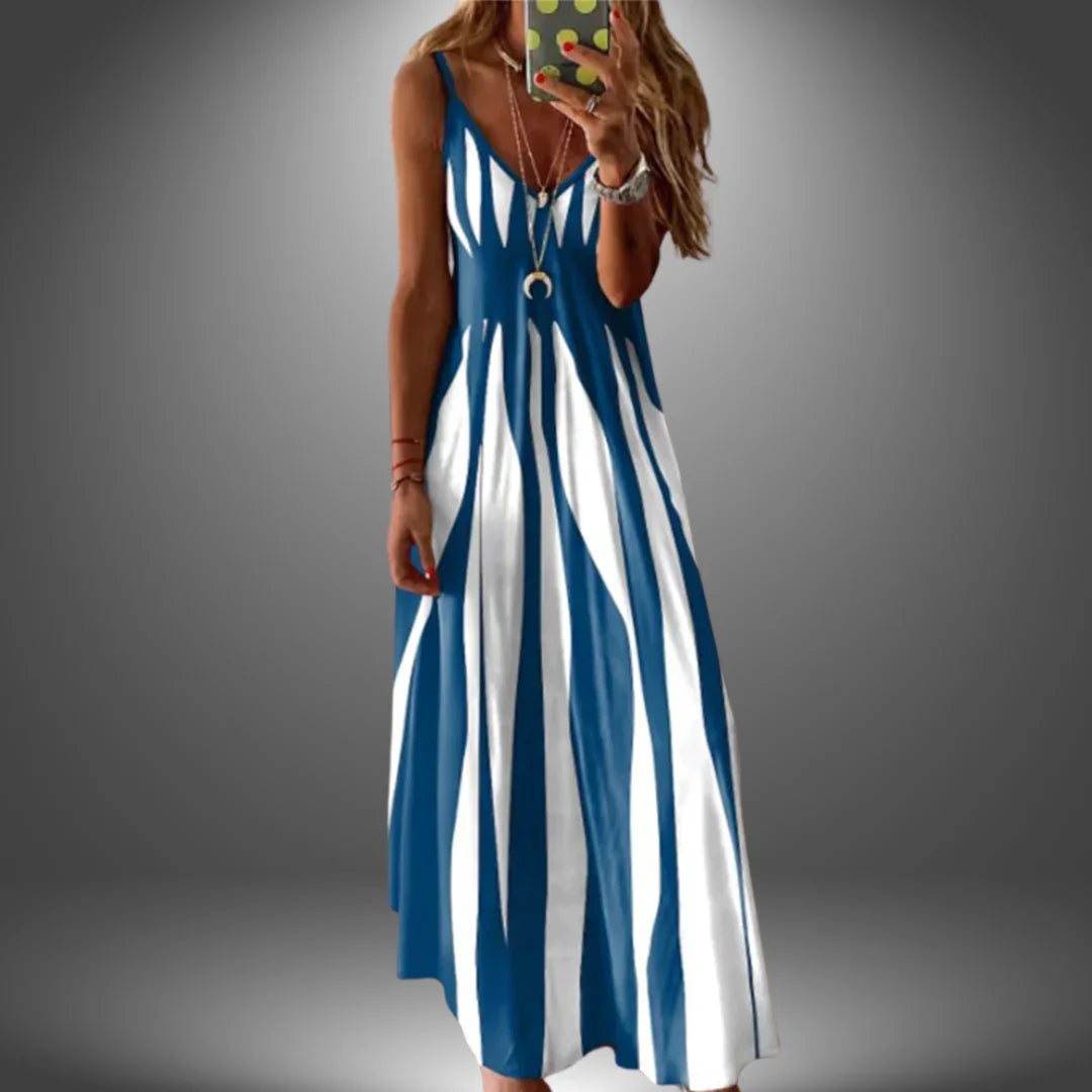 Angela | Robe longue décontractée faite à la main
