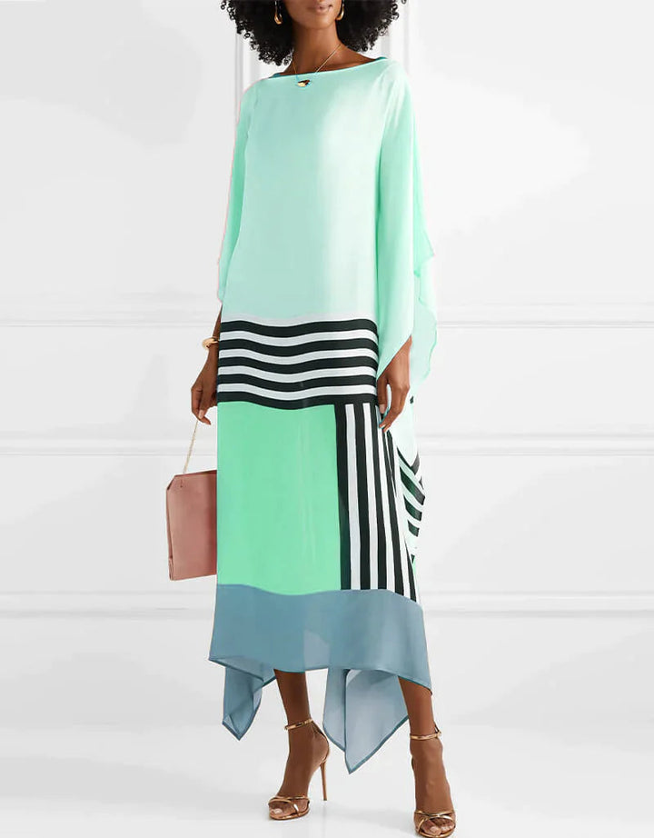 Iria | Caftan élégant avec imprimé géométrique