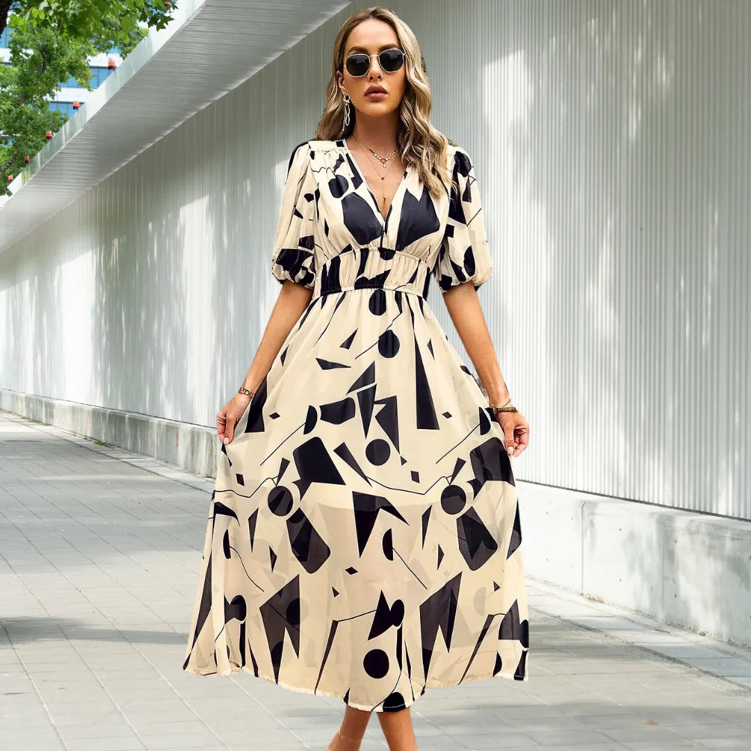Leona | Robe midi intemporelle