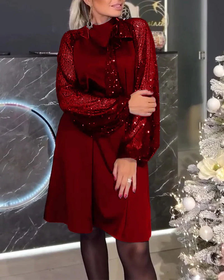 Laura | Robe midi à paillettes