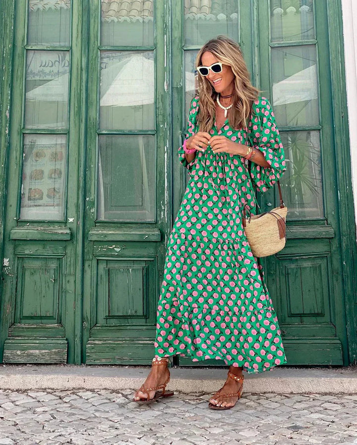 Elin™ | Boheme - Robe longue en coton