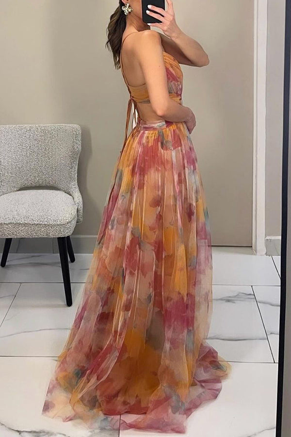 Frostine™ | Robe longue fleurie et romantique