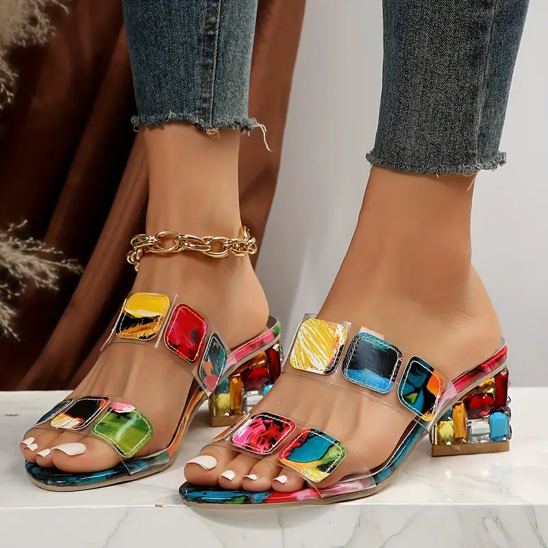 Chiara™ – Sandales colorées à double bride