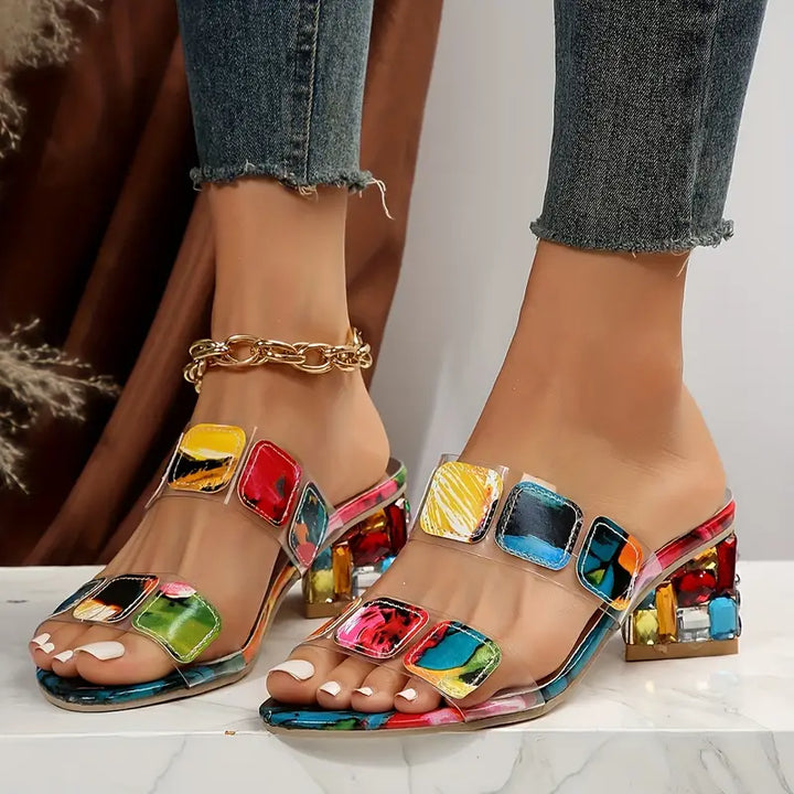 Chiara™ – Sandales colorées à double bride