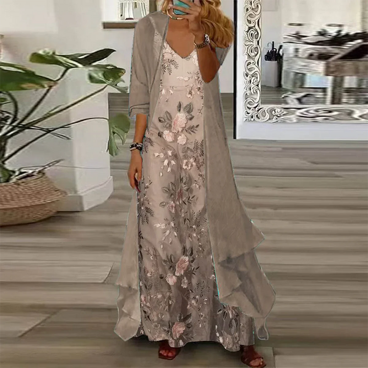 Mara | Robe Maxi avec Veste (Ensemble 2 Pièces)