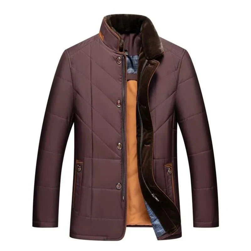 Solomon | Veste D'hiver À Col Montant Pour Hommes