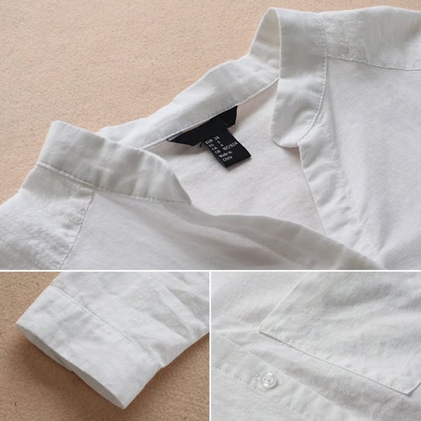 Avia™ - Chemise décontractée en coton lin