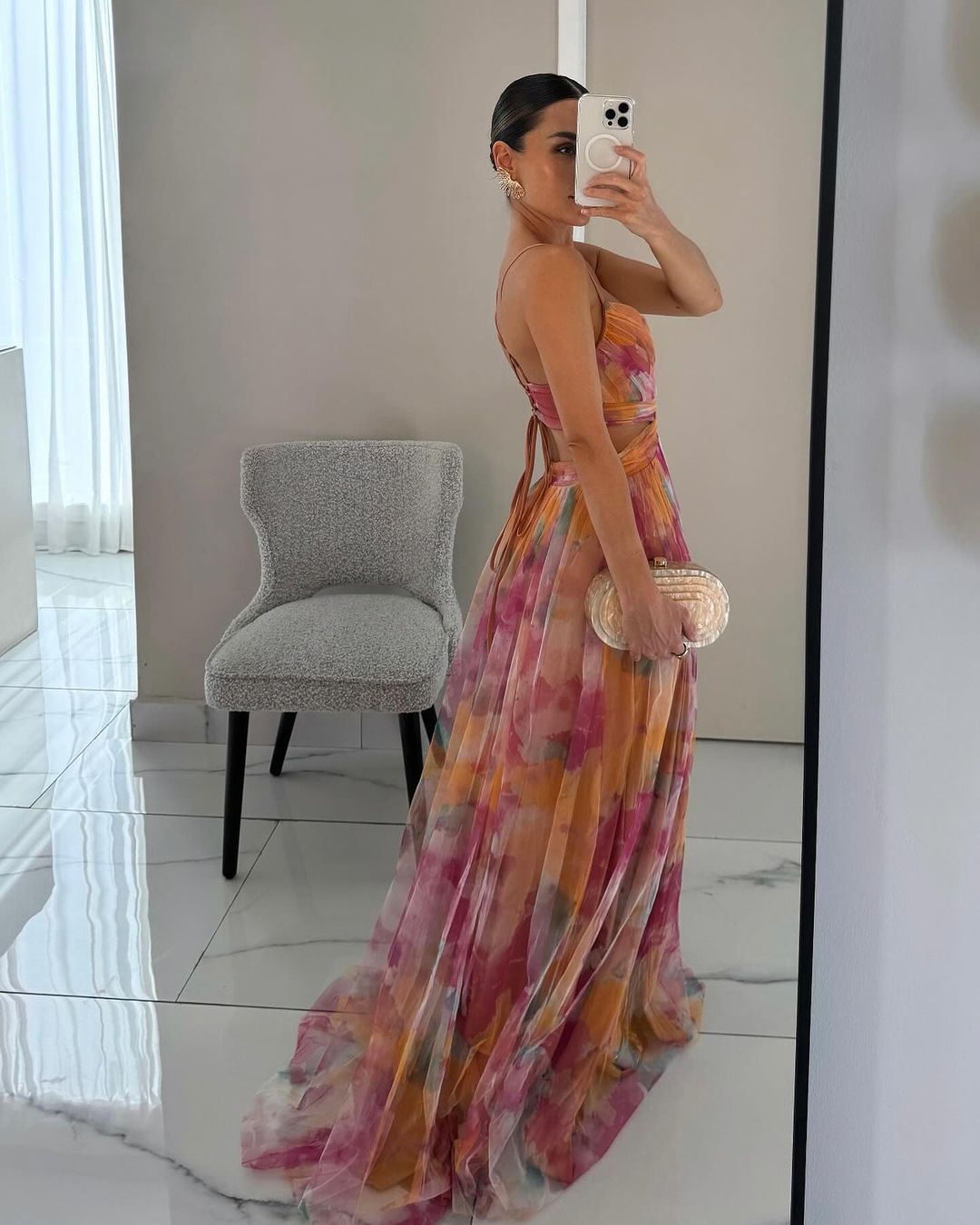 Frostine™ | Robe longue fleurie et romantique