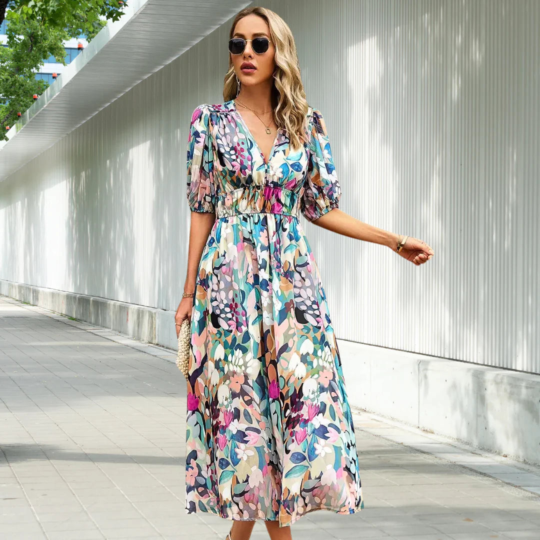 Leona | Robe midi intemporelle