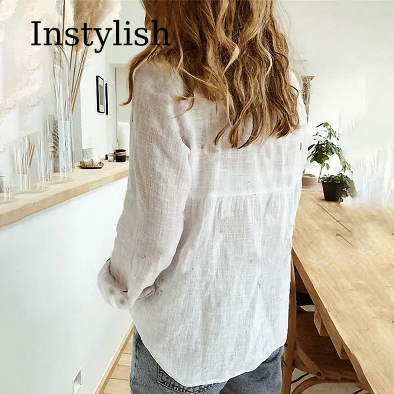 Charlotte | Chemise Lin Coton Élégante Femme