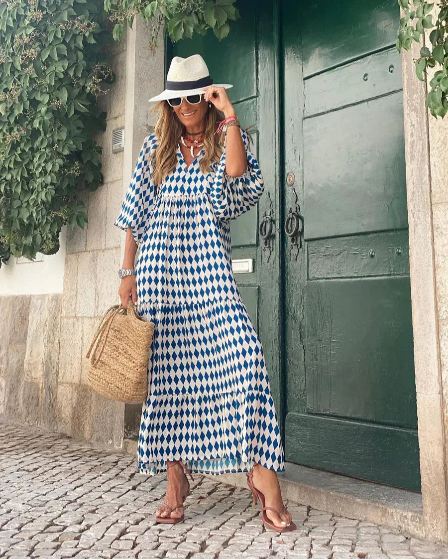Elin™ | Boheme - Robe longue en coton