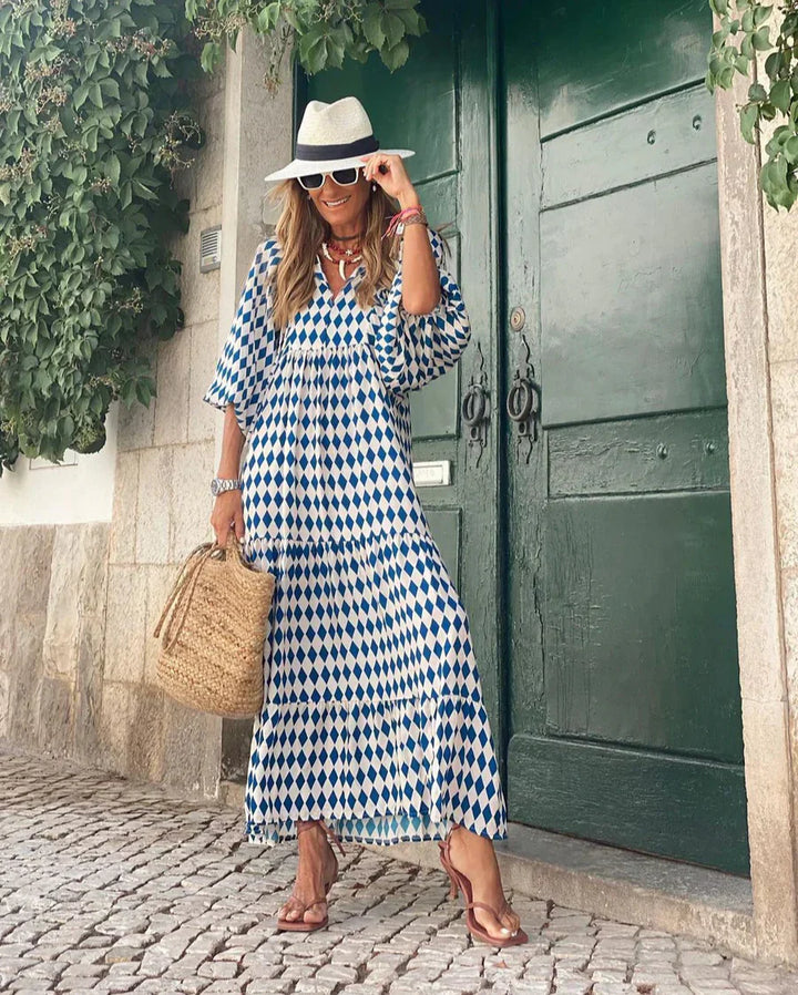 Elin™ | Boheme - Robe longue en coton