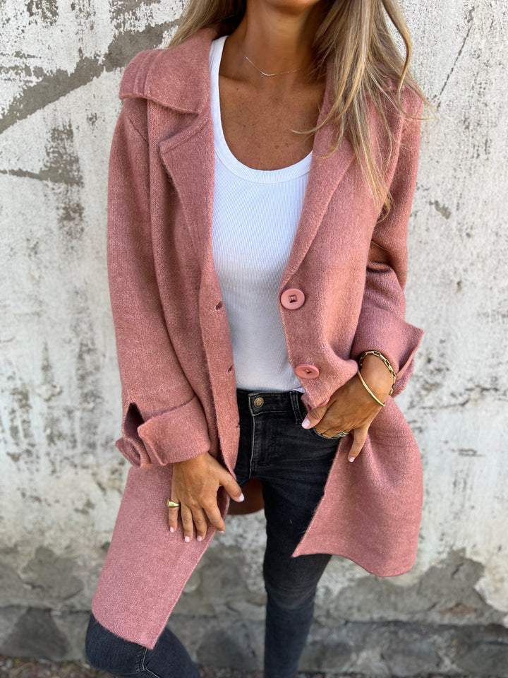 Isabella - Manteau long décontracté avec revers