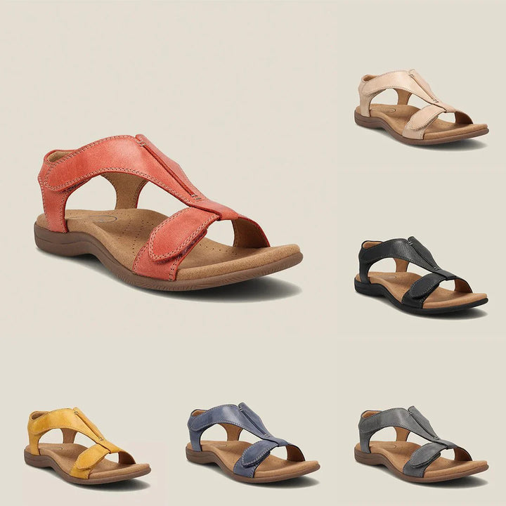 Patricia | Sandales en cuir orthopédique
