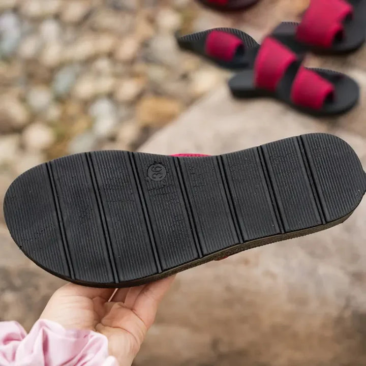 Celia™ | Sandales à Enfiler en Maille Perforée