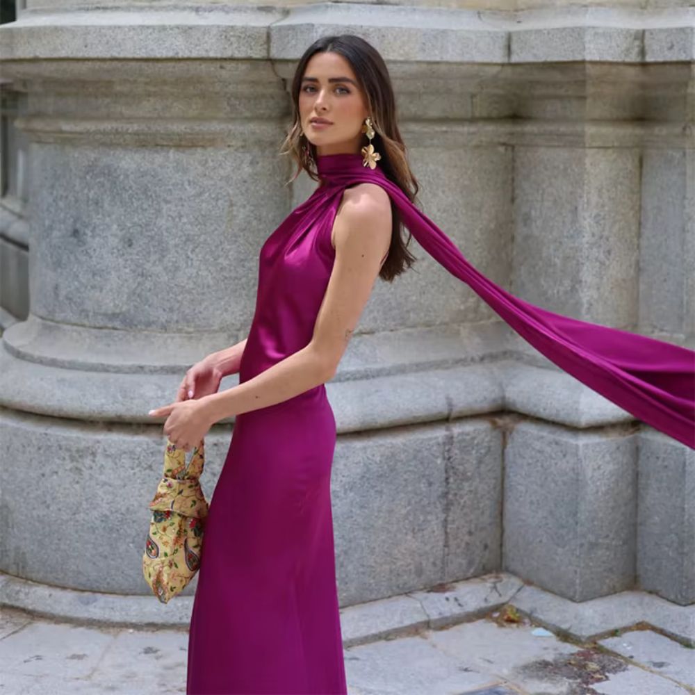 Corinne | Robe longue élégante