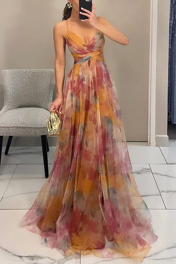 Frostine™ | Robe longue fleurie et romantique