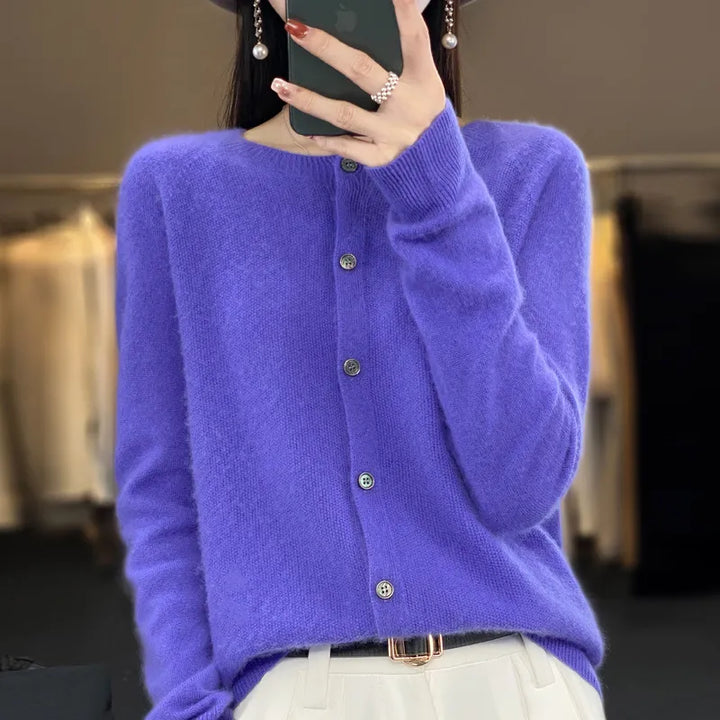 Annika - Cardigan doux, chaud et élégant
