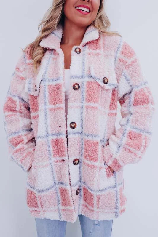 Giovana™ - Veste polaire à carreaux
