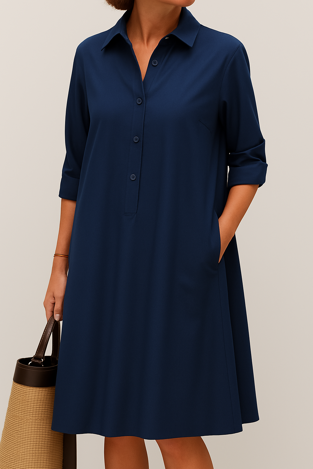 Eloïse – Robe chemise à boutons