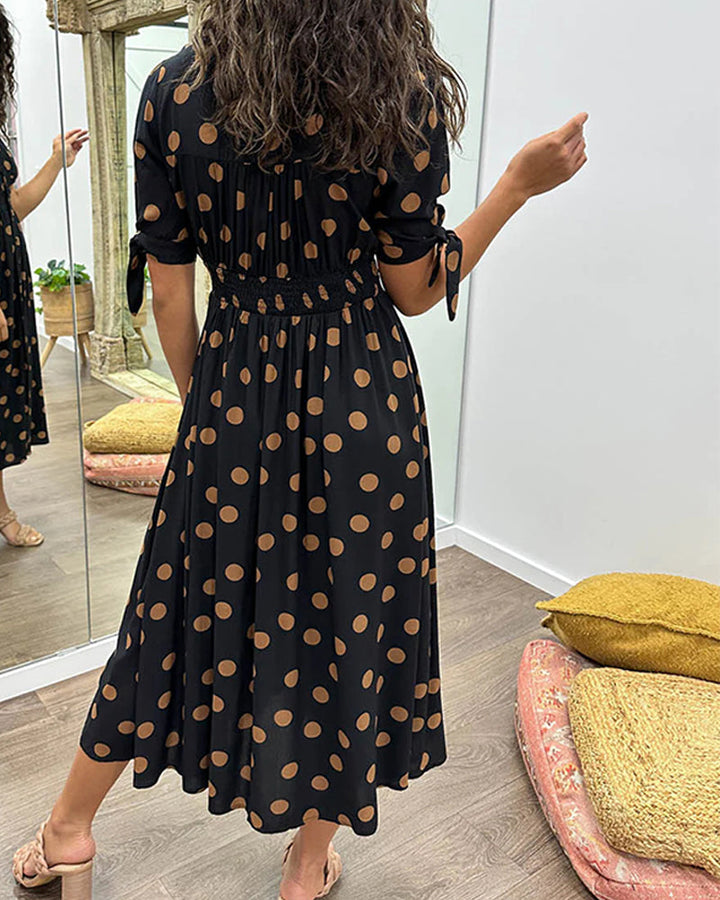 Jaelina – Robe Élégante à Col en V