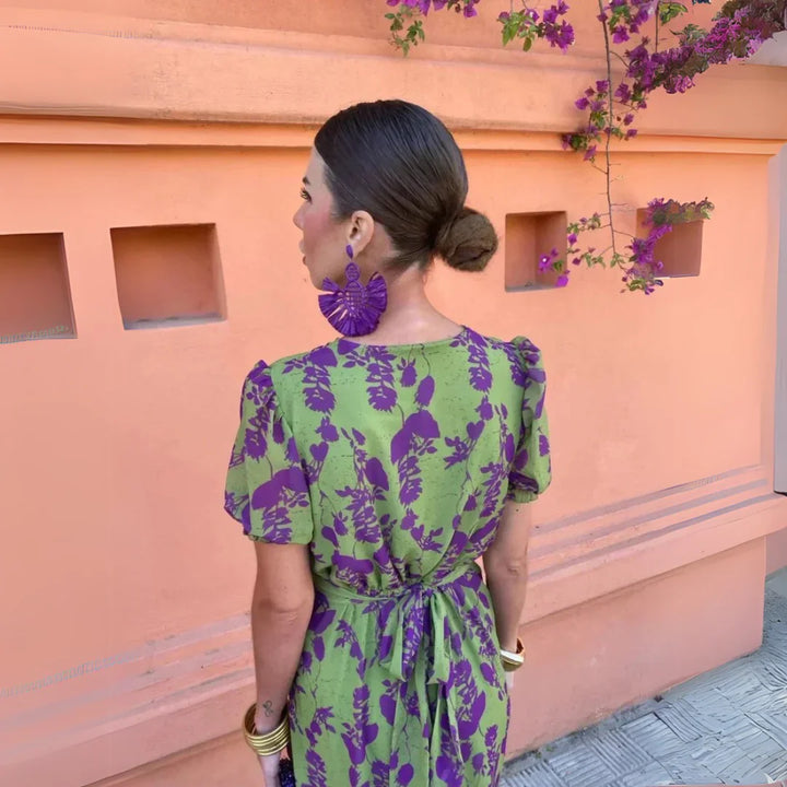 Danielle™ | Robe Midi Fleurie