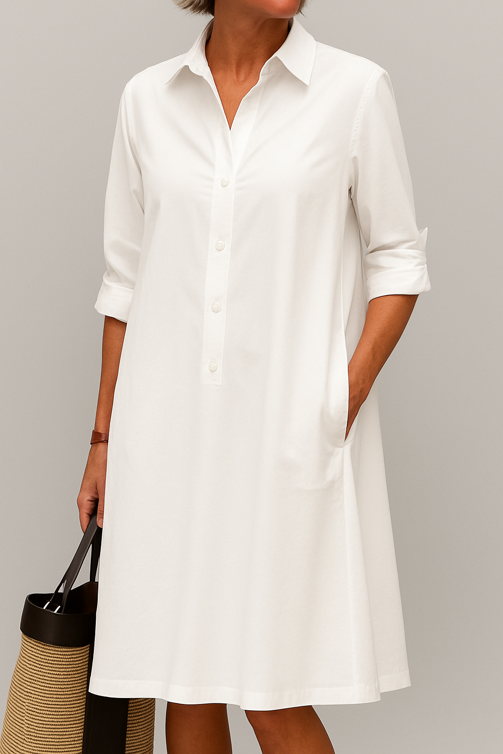 Eloïse – Robe chemise à boutons